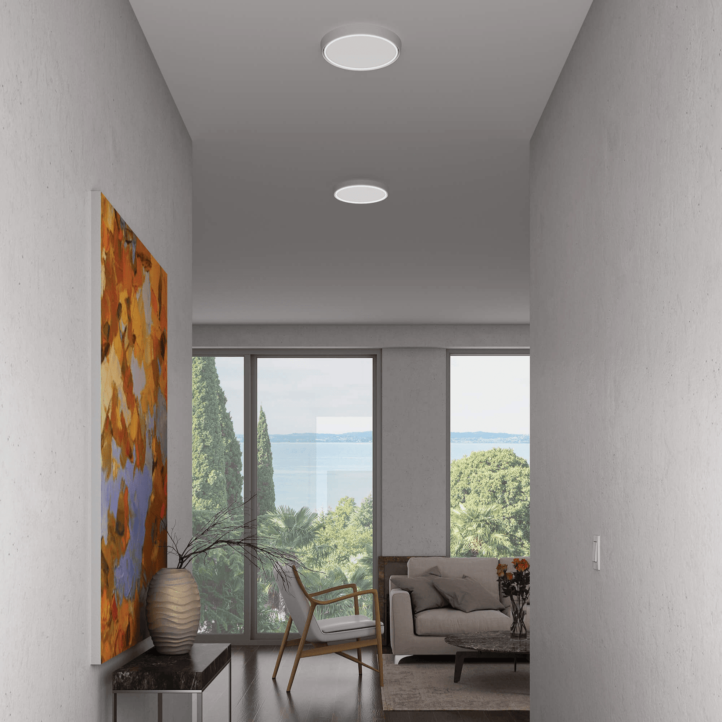 12″ Dual - light Flush Mount - Orvon Lighting