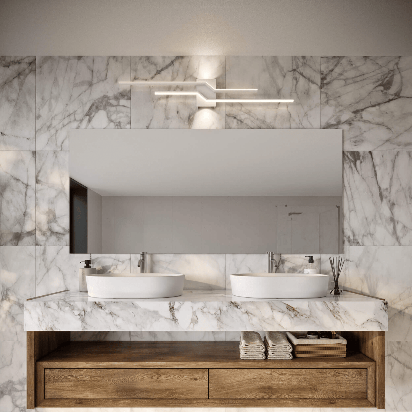 40″ Double Line Wall Mount - Orvon Lighting