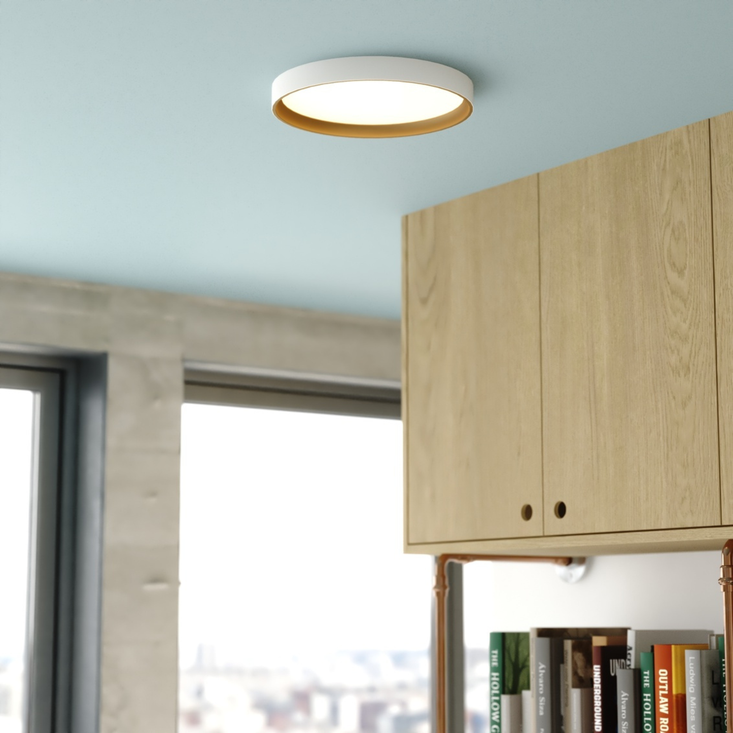 Darien 12-in. W LED Flush Mount