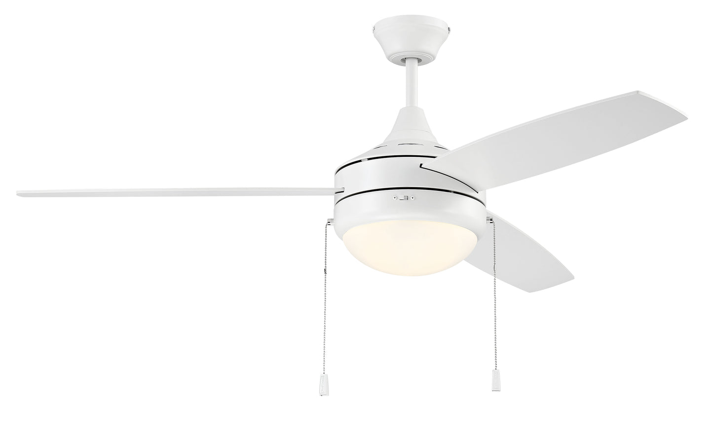 Phaze 52" Energy Star 3-Blade Modern Ceiling Fan with Integrated LED Light