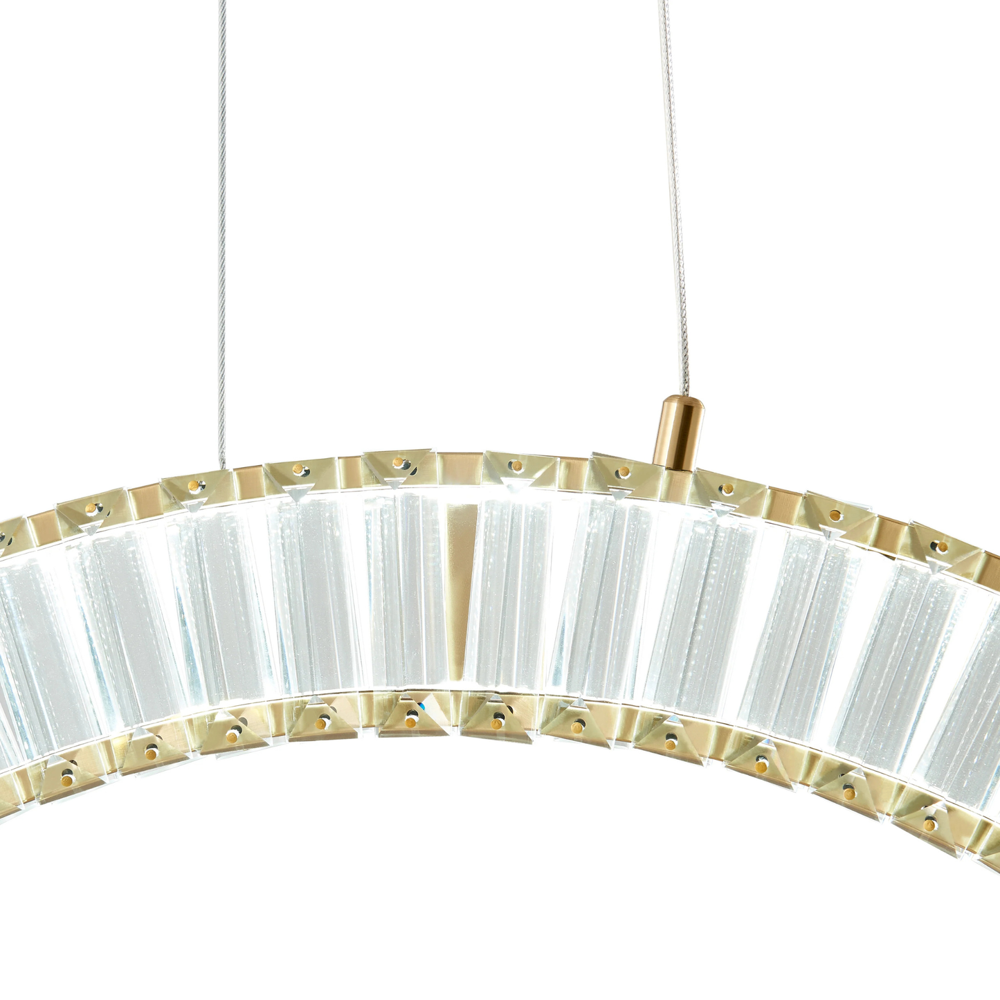 Sanford Single Chandelier Brushed Gold