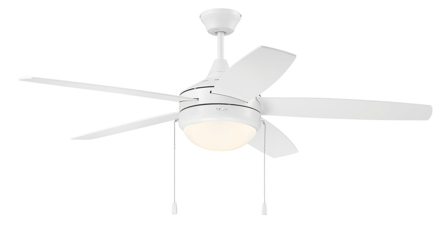 Phaze 4 52" 5-Blade Modern Ceiling Fan with LED Light & Sleek Housing