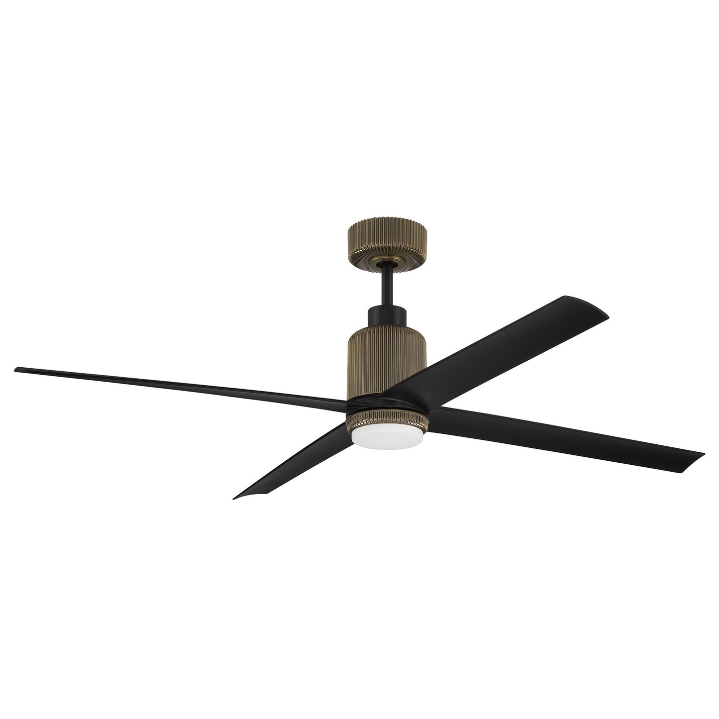 Presley 52Inch 4-Blade DC Ceiling Fan with Dimmable LED Light & Remote