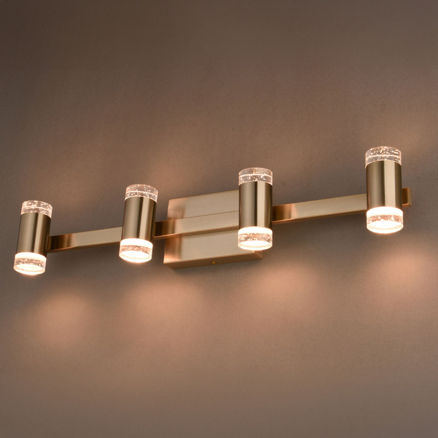 Sunset Hill 26-in. W LED 4 Light Vanity Matte Black