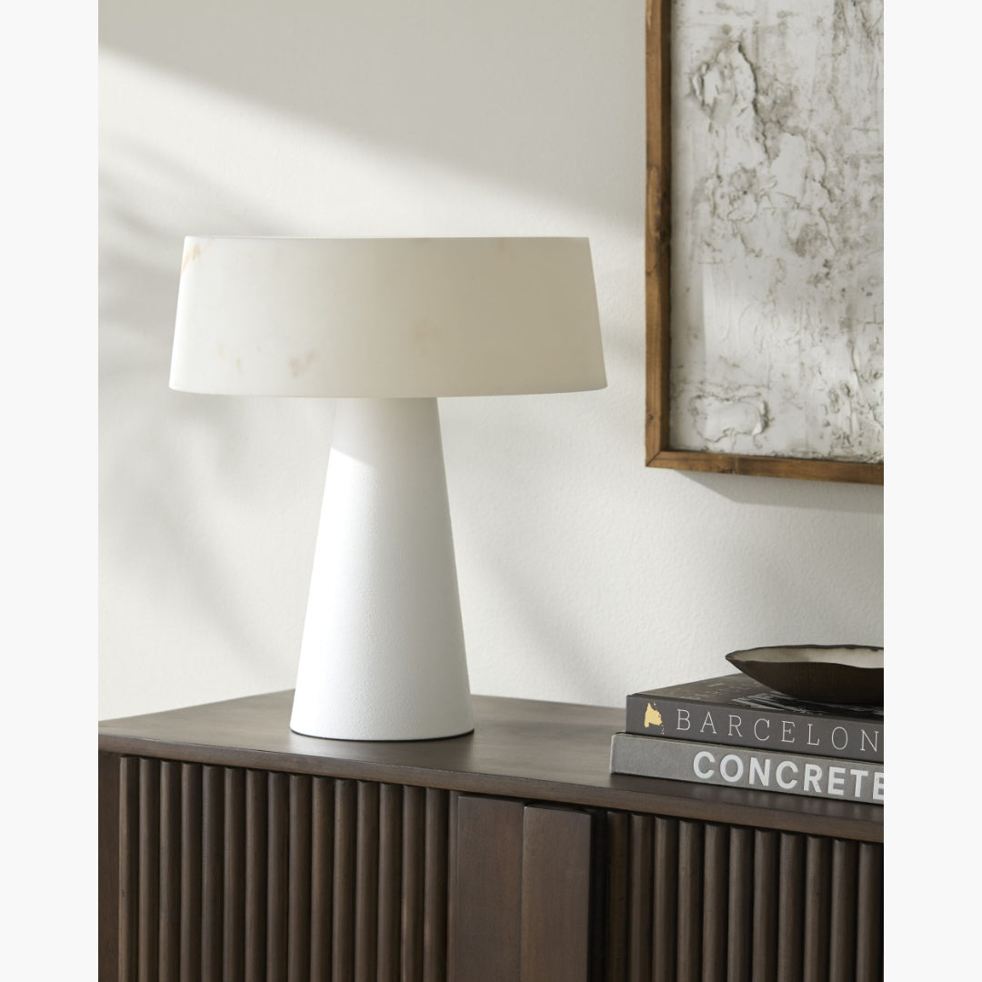 Surya Jesmond 14" L × 14" W × 16" H Accent Table Lamp – White additional view