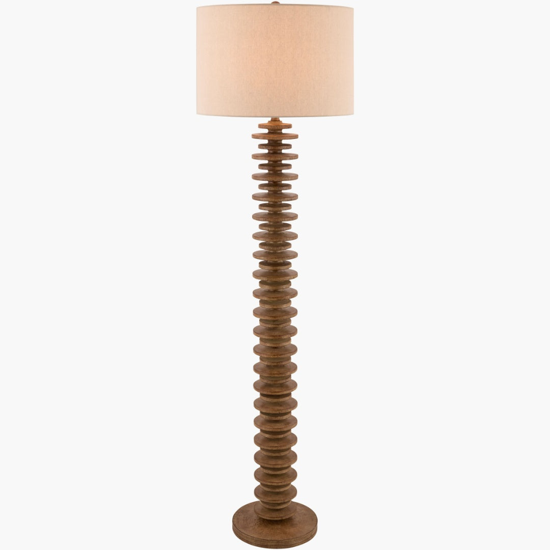 Surya Palmera Totem 18" L × 18" W × 65" H Accent Floor Lamp – Default Title additional view