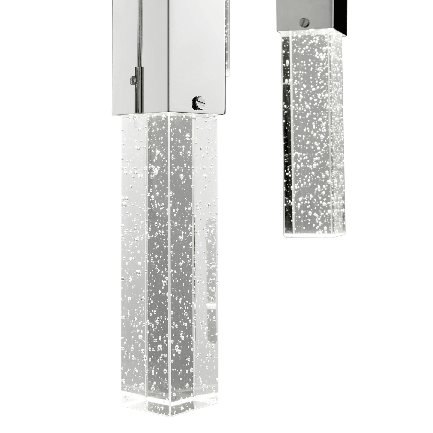 Rectangular Crystal Chandelier 9 Light - Orvon Lighting