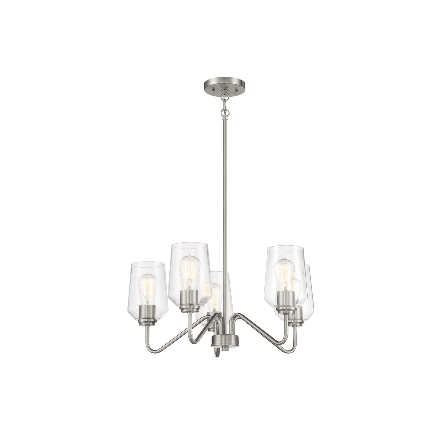 Shayna 5 Light 23 inch Chandelier Ceiling Light - Orvon Lighting