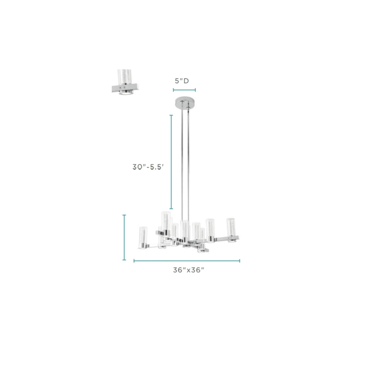 Victory 12 Light Chandelier - Orvon Lighting