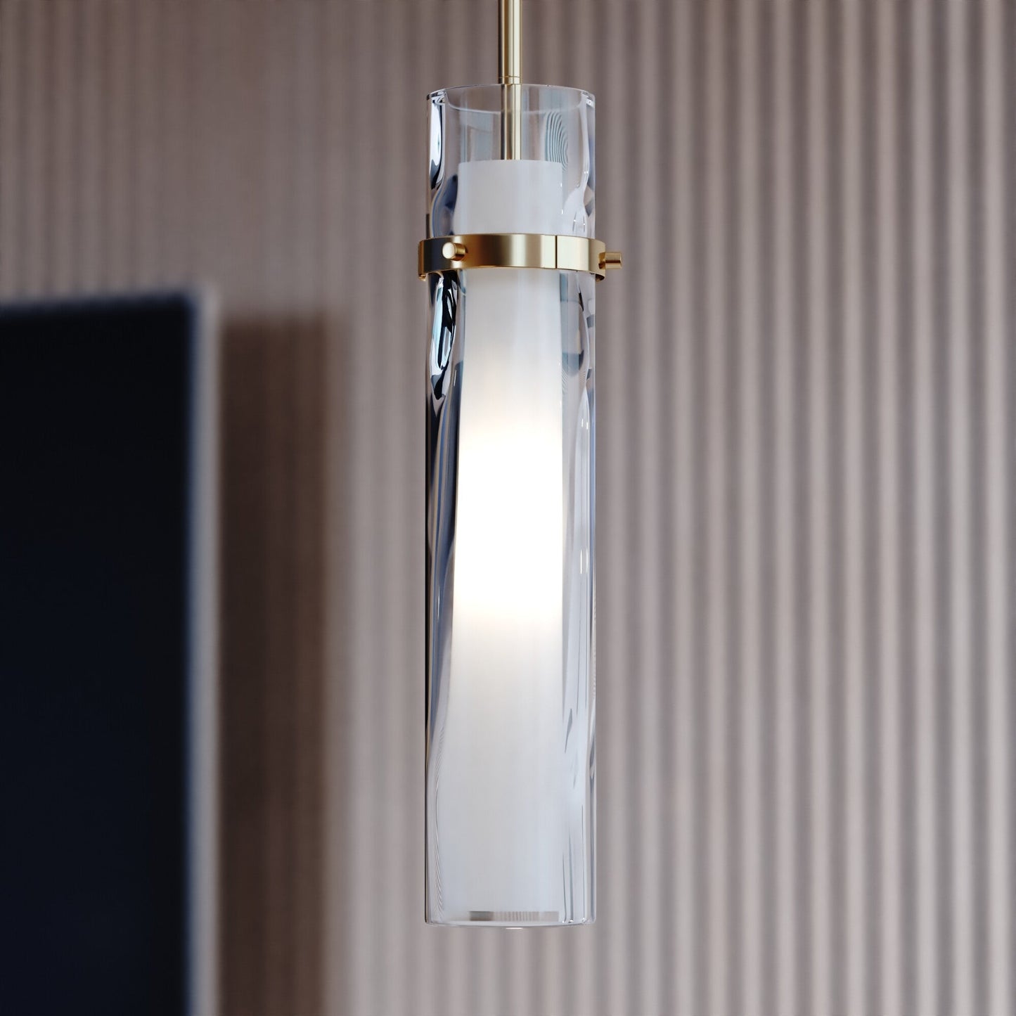 Vilo 4.5 - in. 1 Light Mini Pendant Golden Brass - Orvon Lighting