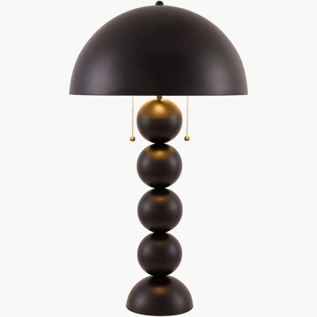 Surya Vellon 15" L × 15" W × 27" H Accent Table Lamp – Black additional view