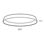 12″ Dual - light Flush Mount - Orvon Lighting