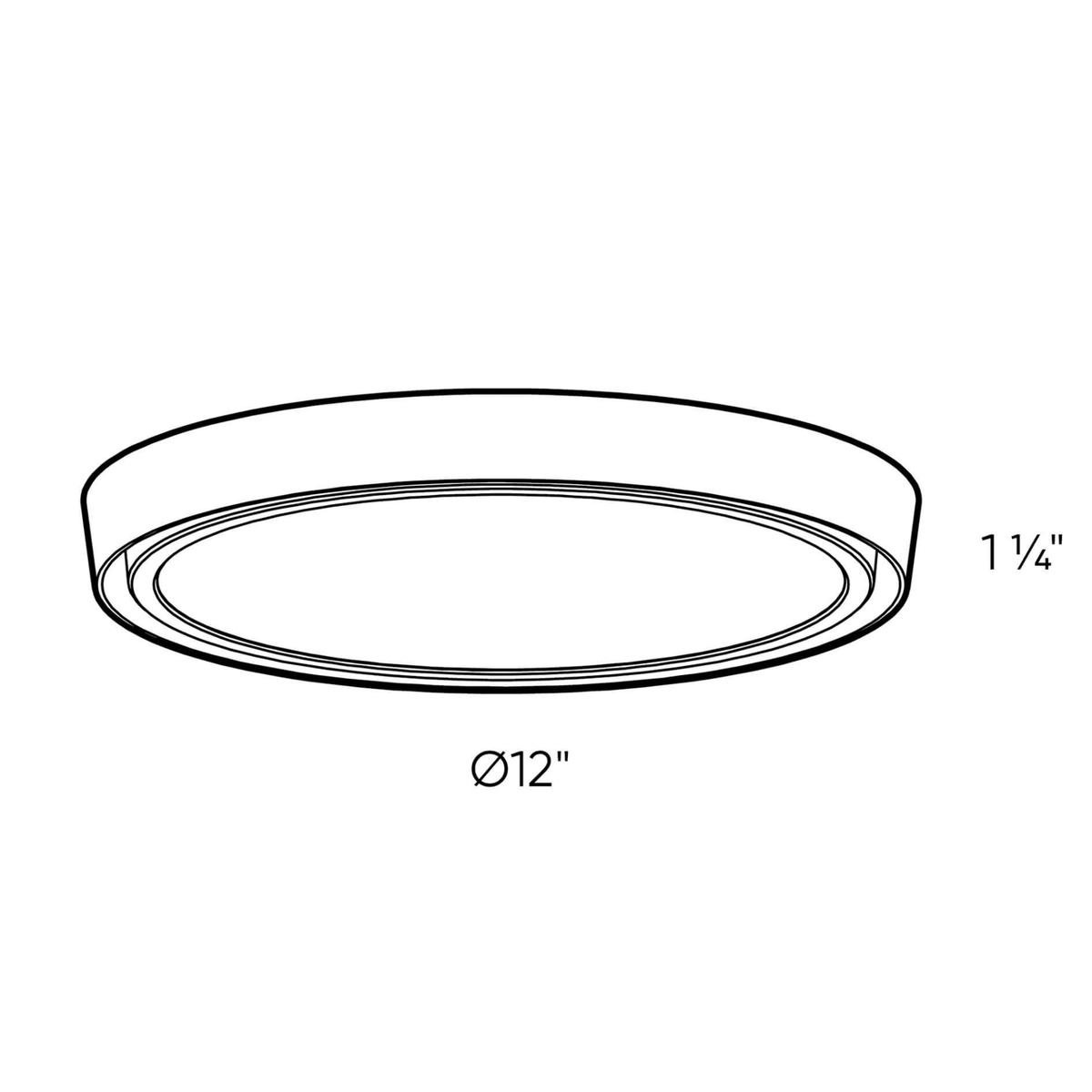 12″ Dual - light Flush Mount - Orvon Lighting