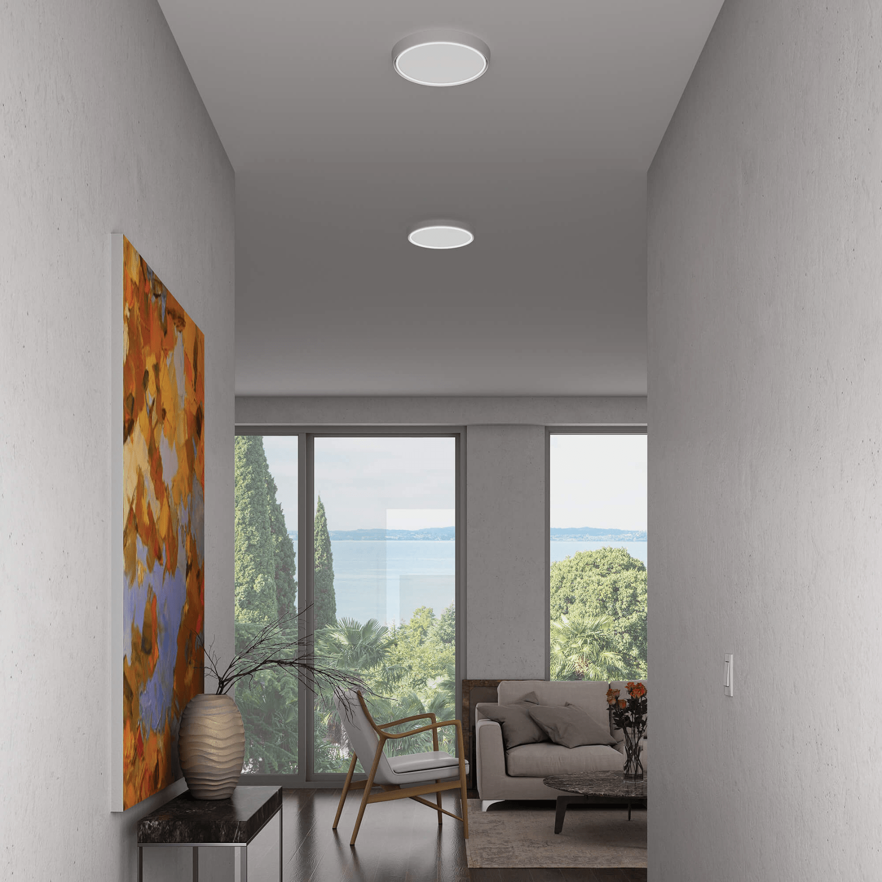 12″ Dual - light Flush Mount - Orvon Lighting