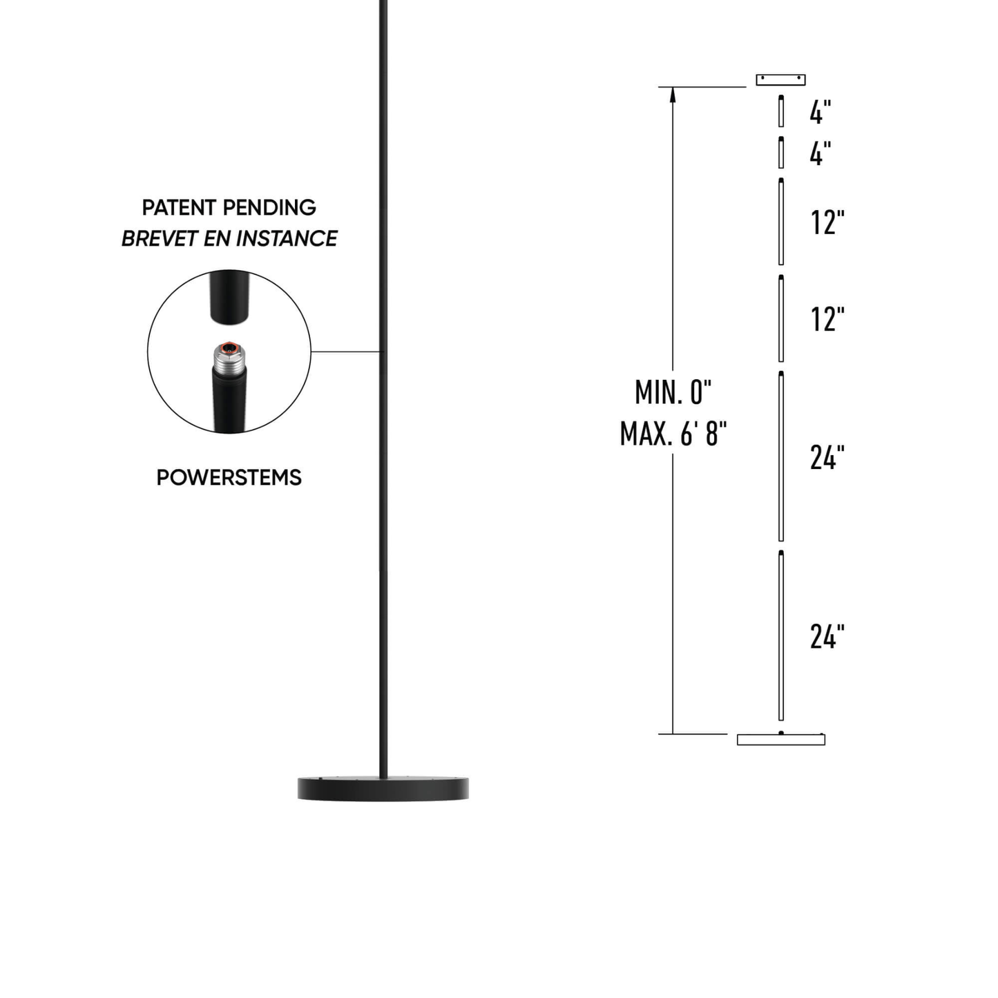 12″ 2-in-1 Pendant and flush mount