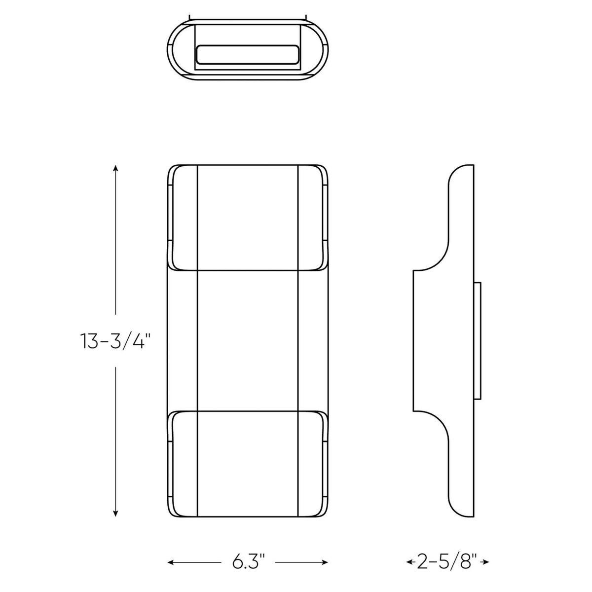 14 inch Open Linear LED Wall Sconce - Orvon Lighting