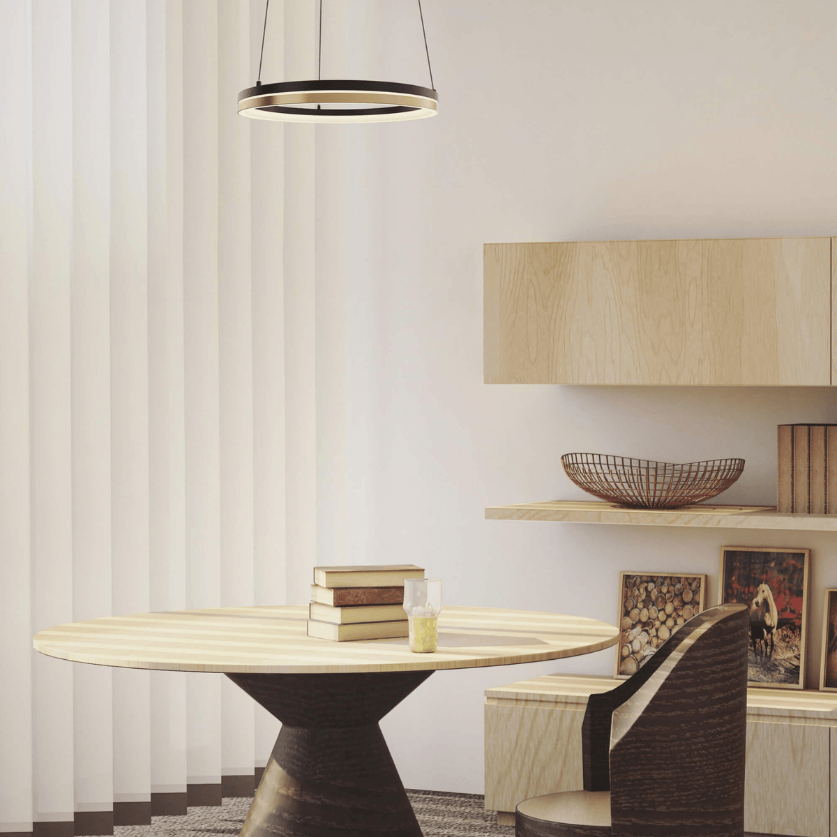 14 Inch Pendant Double Ring - Orvon Lighting