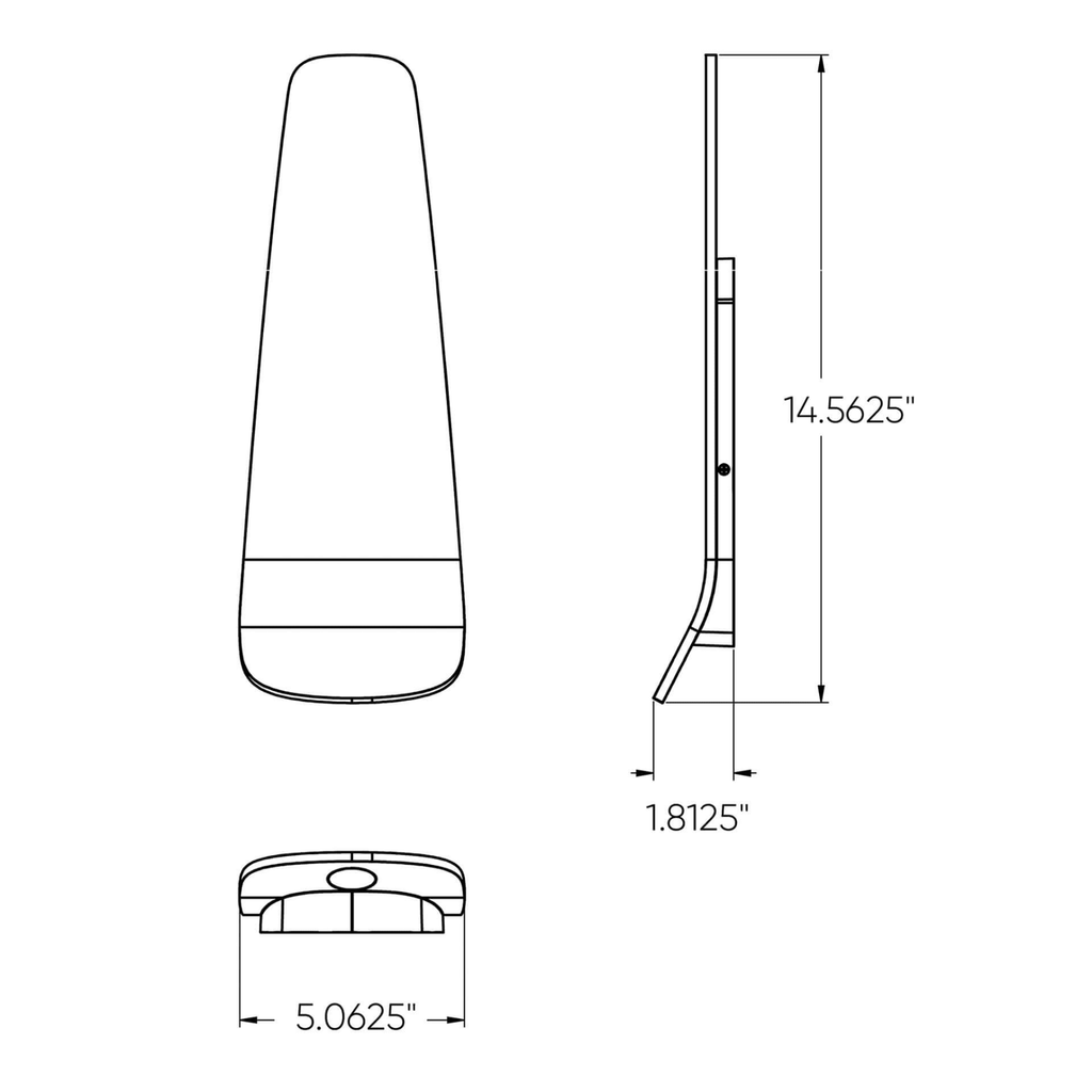 14 Inch Ultra Slim LED Wall Sconce - Orvon Lighting