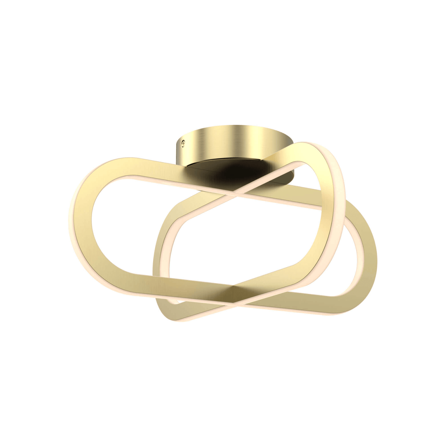 16 Inch Flush mount Double Vertical Ring - Orvon Lighting