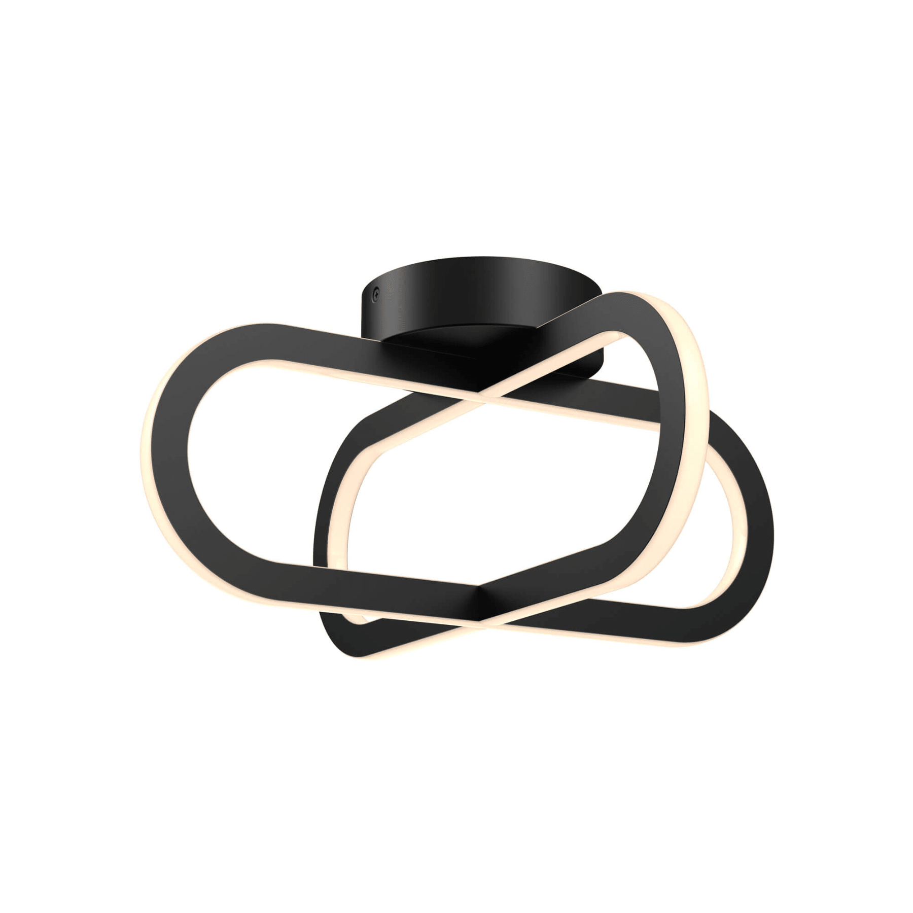 16 Inch Flush mount Double Vertical Ring - Orvon Lighting