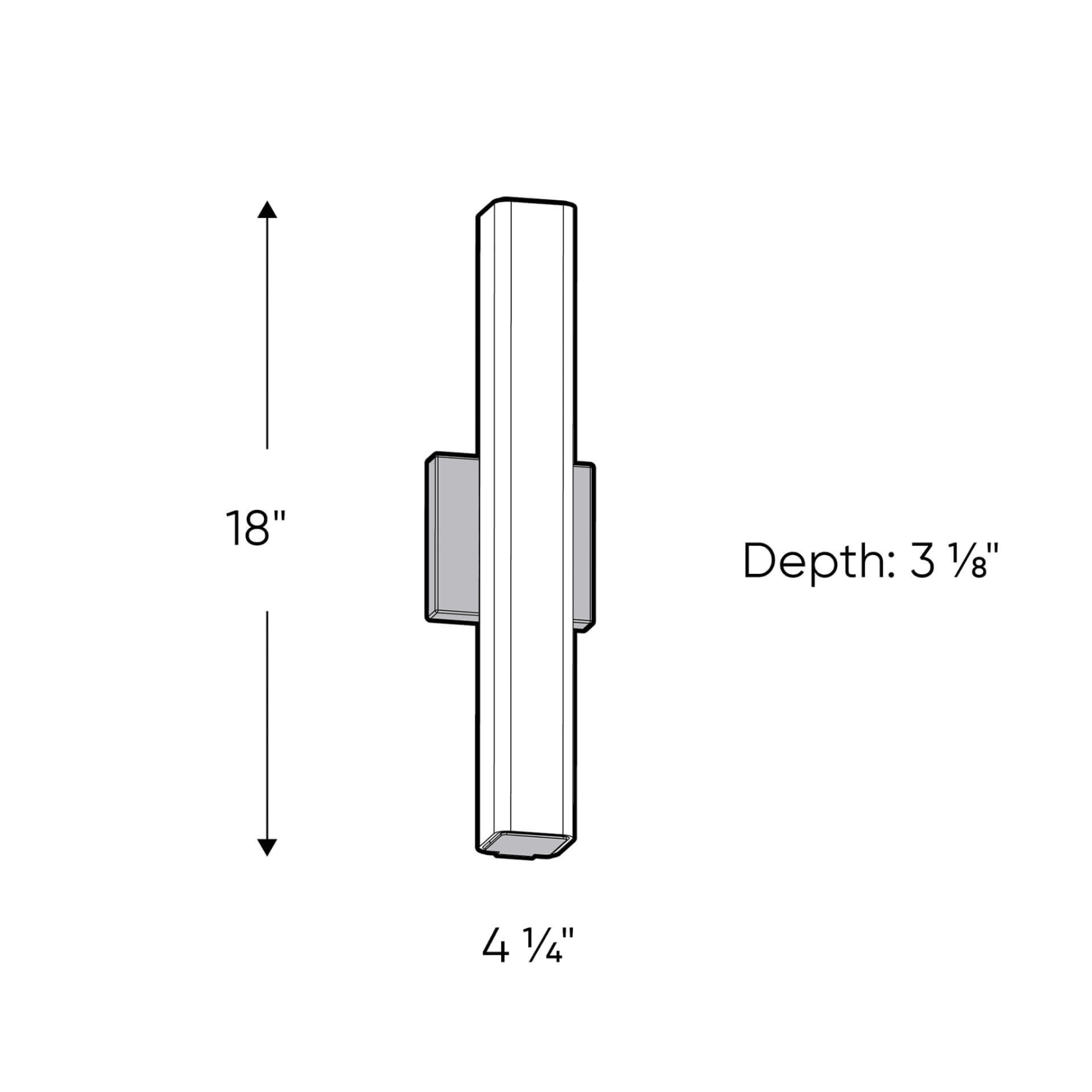 18 Inch CCT Glass LED Vanity Light - Orvon Lighting