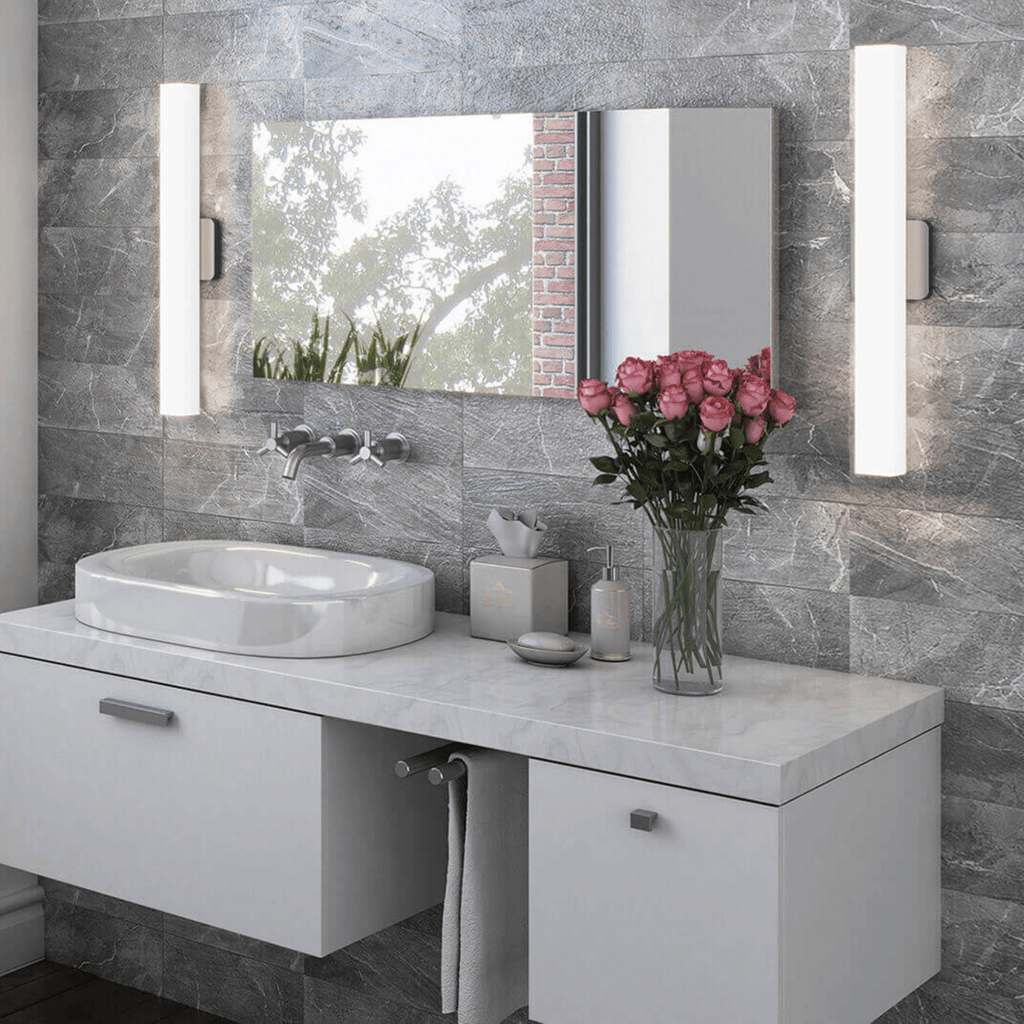18 Inch CCT Glass LED Vanity Light - Orvon Lighting