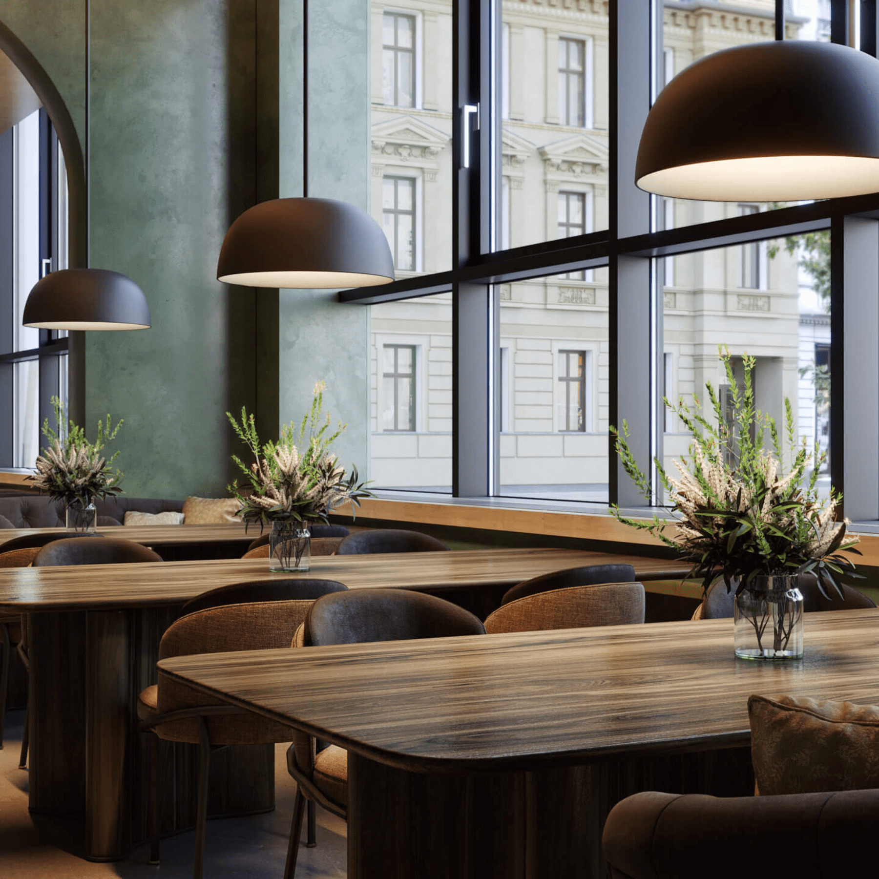 20″ 2 - in - 1 Flush Mount And Pendant - Orvon Lighting