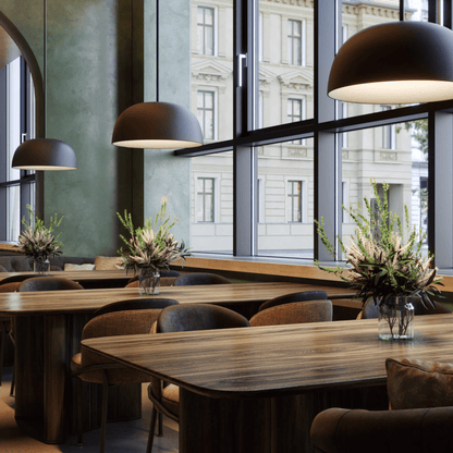 20″ 2 - in - 1 Flush Mount And Pendant - Orvon Lighting