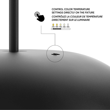 20″ 2 - in - 1 Flush Mount And Pendant - Orvon Lighting