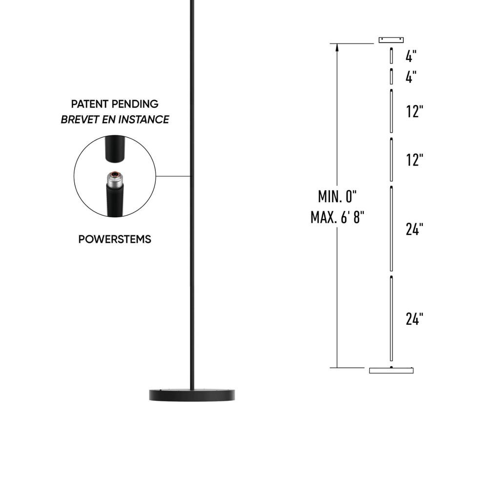 21″ 2 - in - 1 Pendant and flush mount - Orvon Lighting