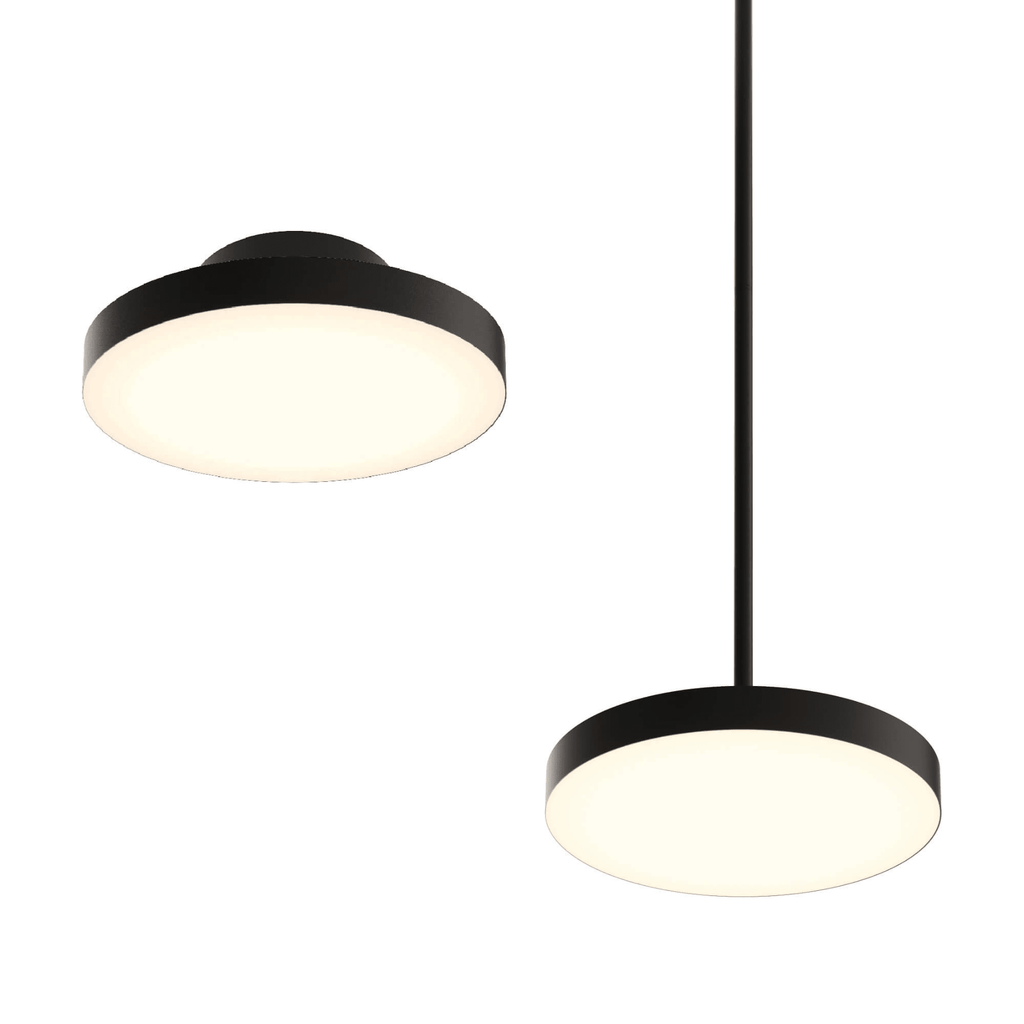 21″ 2 - in - 1 Pendant and flush mount - Orvon Lighting
