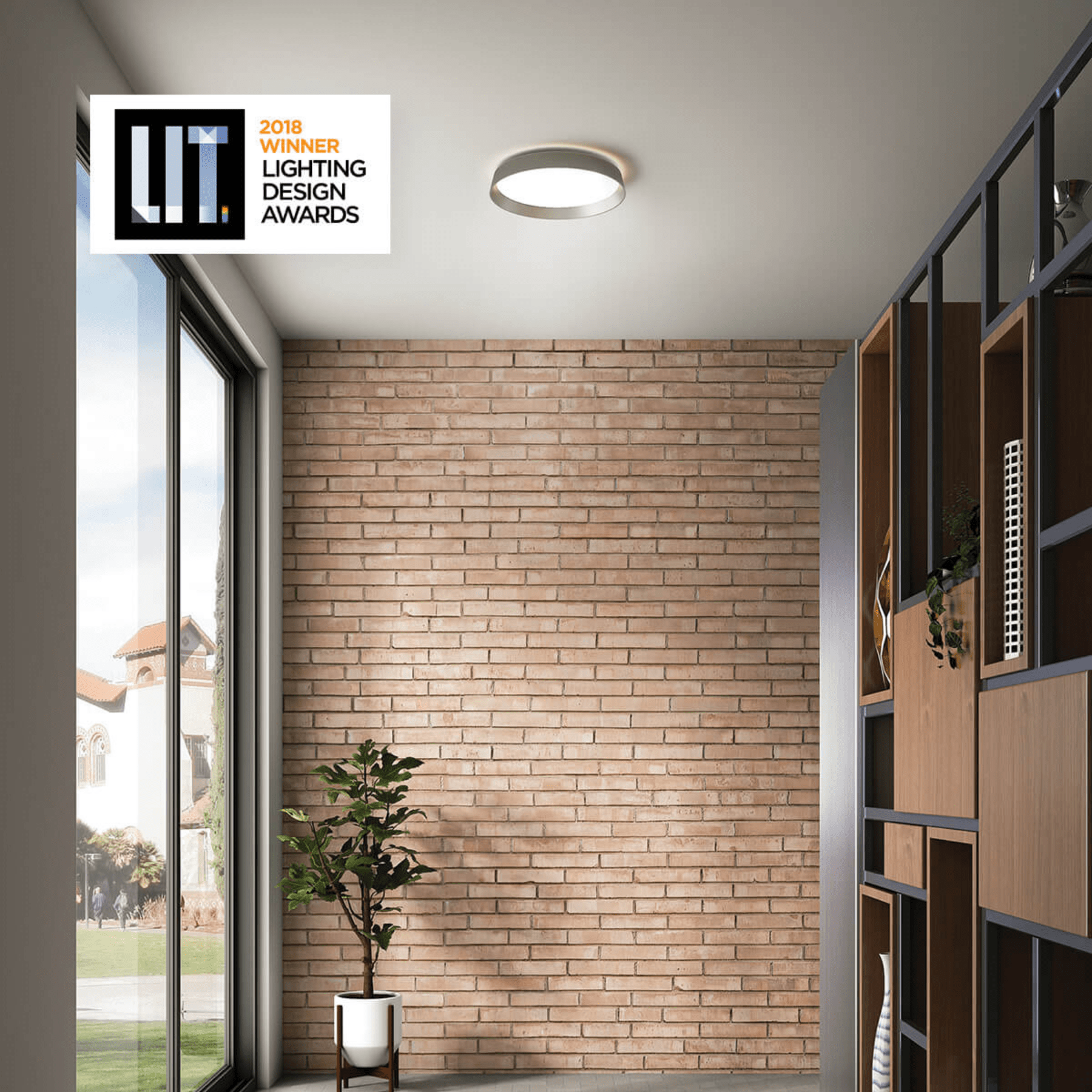 21″ Dual - light Flush Mount - Orvon Lighting