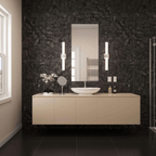 24 Inch CCT Glass LED Vanity Light - Orvon Lighting