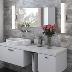 24 Inch CCT Glass LED Vanity Light - Orvon Lighting