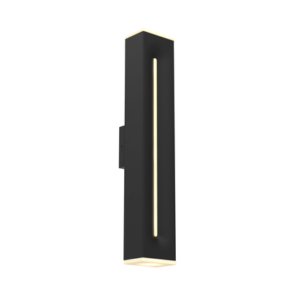 24 Inch Rectangular CCT Dual Light Wall Sconce - Orvon Lighting