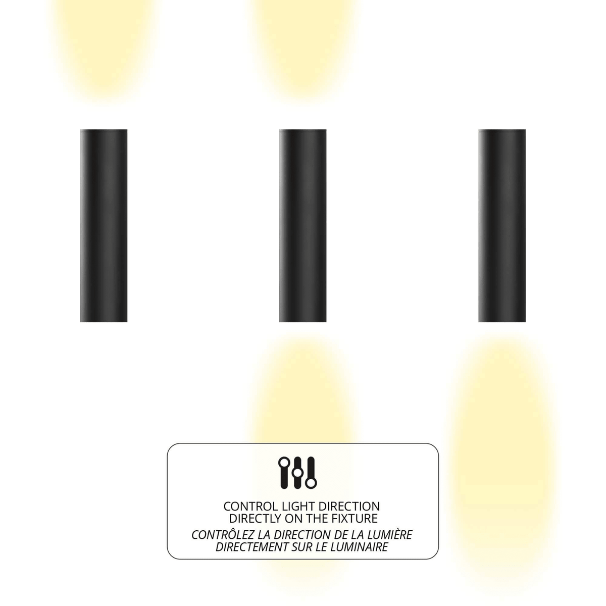 24in Round Wall Sconce Universal Driver, 5cct, 3 - position Switch - Orvon Lighting