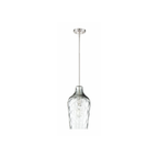 Bejamin 1 Light 9 inch Brushed Polished Nickel Pendant Ceiling Light