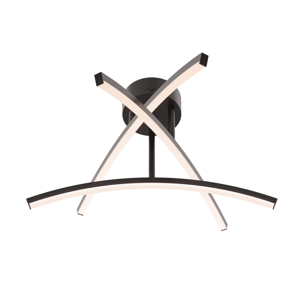 3 Curved Branch 20″ Flush Mount - Orvon Lighting
