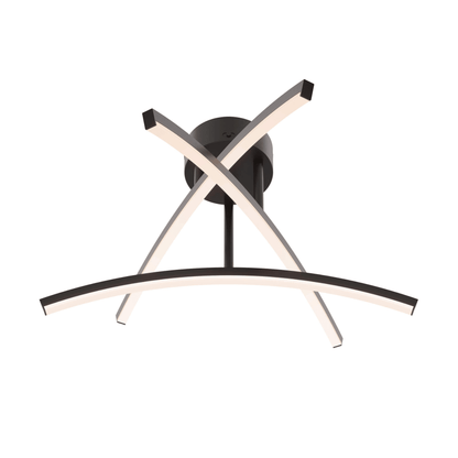 3 Curved Branch 20″ Flush Mount - Orvon Lighting