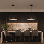 30″ 2 - in - 1 Flush Mount And Pendant - Orvon Lighting