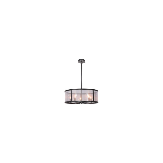 Danbury 5-Light Transitional Drum Pendant
