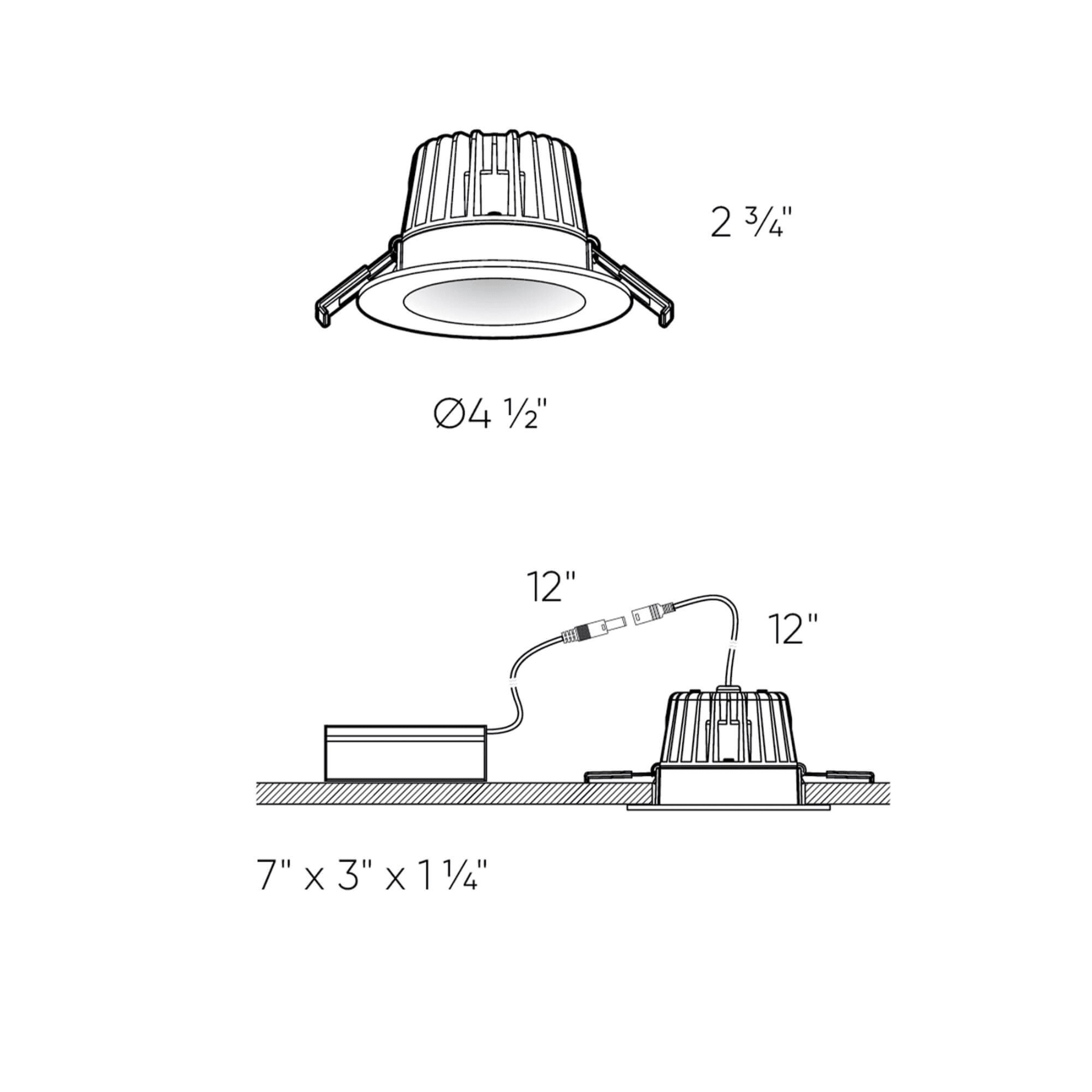 4 Inch Smart Rgb + cct Led Regressed Recessed Light - Orvon Lighting