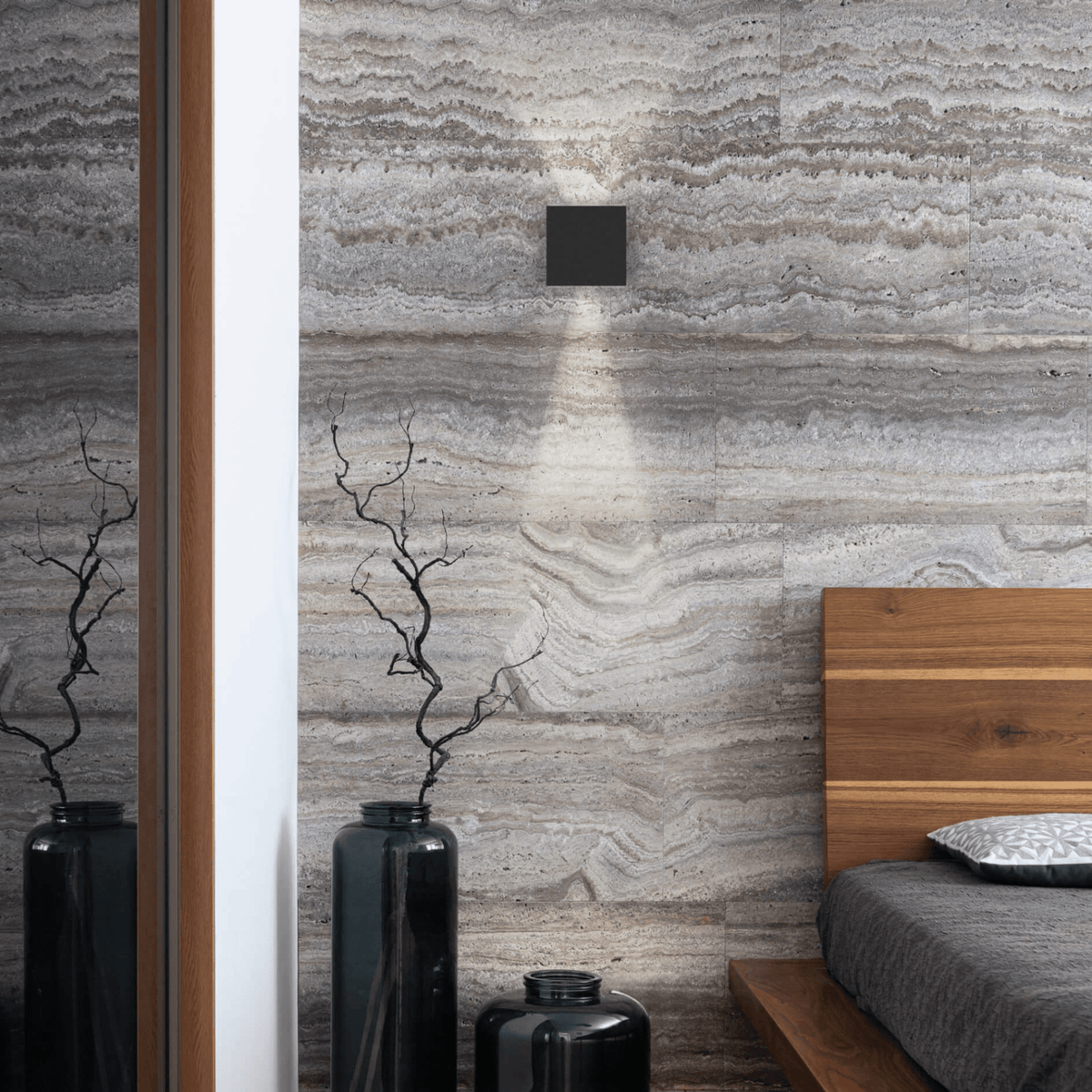 4″ Square Wall Sconce - Orvon Lighting