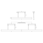48″ linear smart pendant - Orvon Lighting