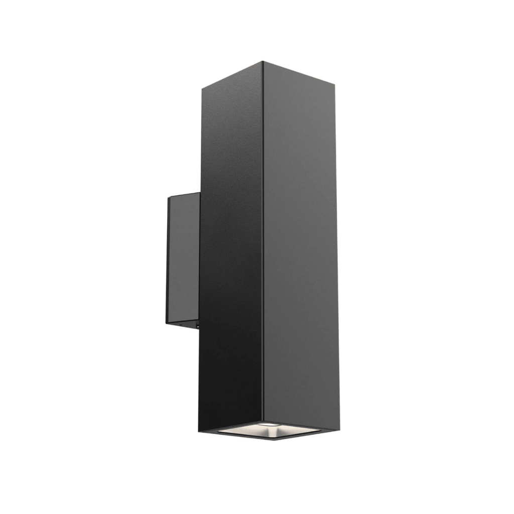 4in Square Wall Sconce, 120v, Triac - Black - Orvon Lighting