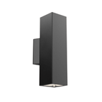 4in Square Wall Sconce, 120v, Triac - Black - Orvon Lighting