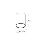 5″ Cylinder Flush Mount - Orvon Lighting