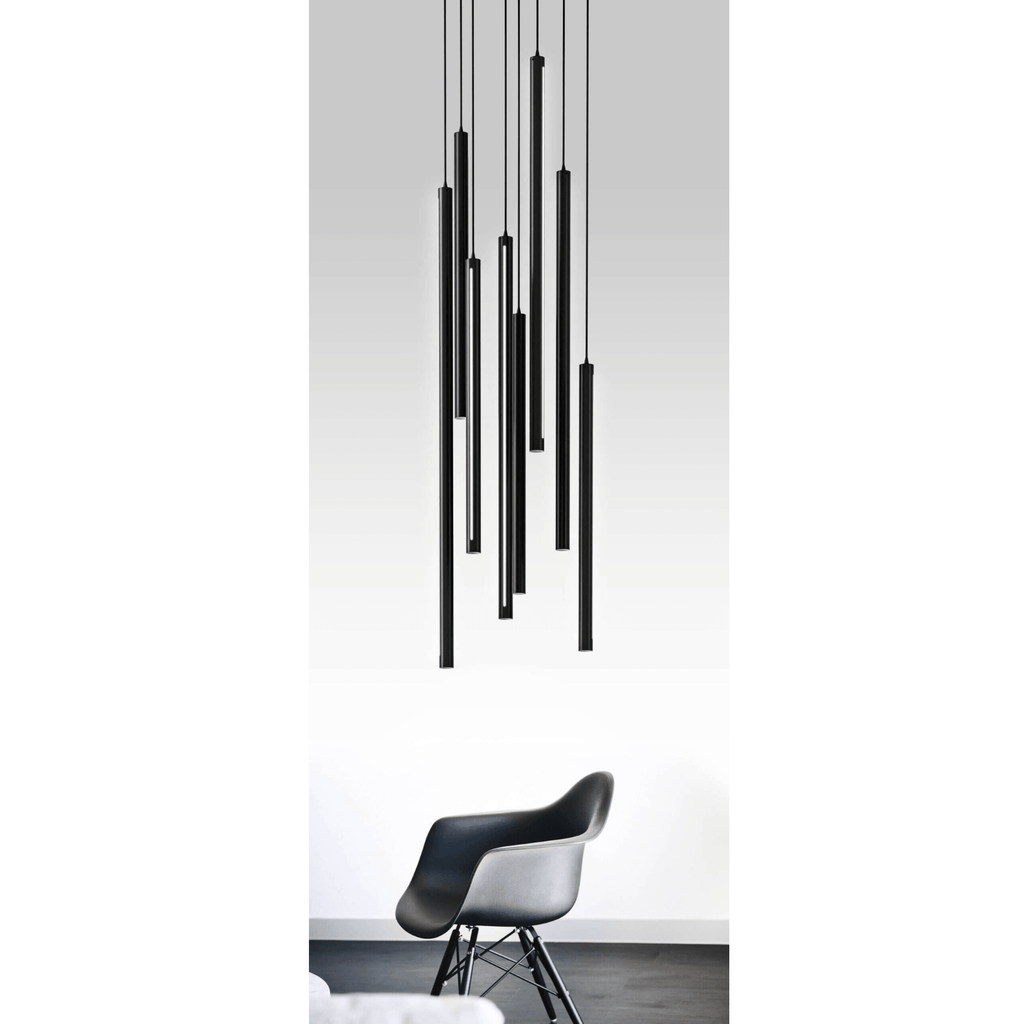 5 - light round cluster pendant - Orvon Lighting