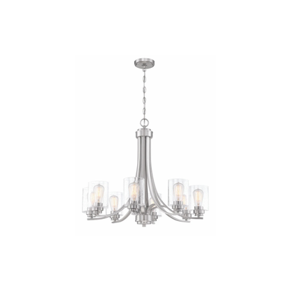 Bolden Chandelier Ceiling Light in Clear Seeded