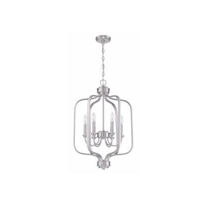 Bolden 6 Light 18 inch Satin Brass Foyer Pendant Ceiling Light